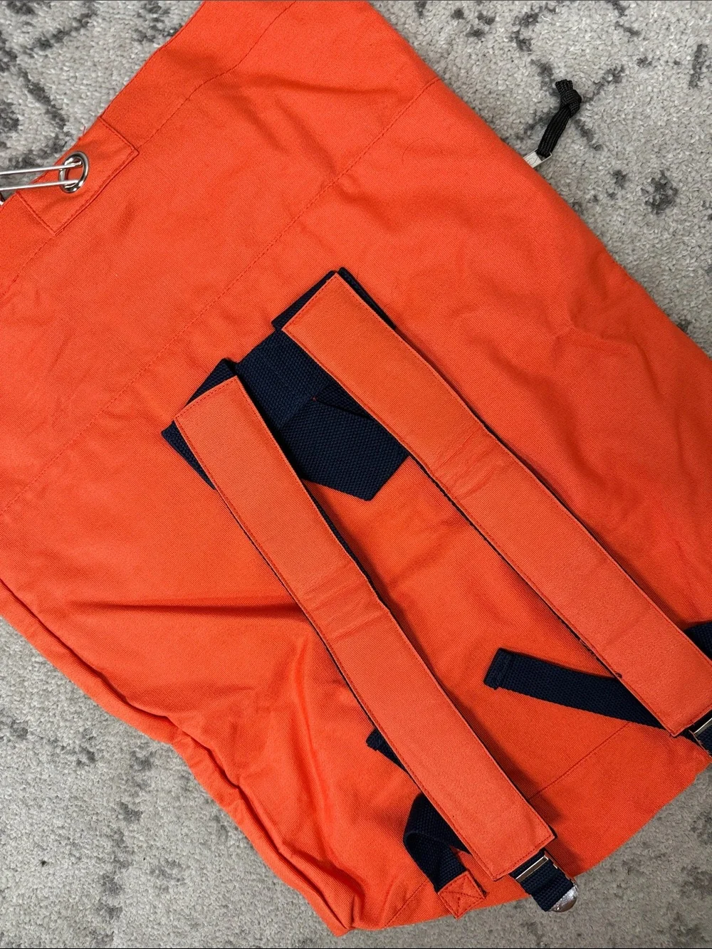NWT Sperry Top-Sider Orange Canvas Duffle-bag